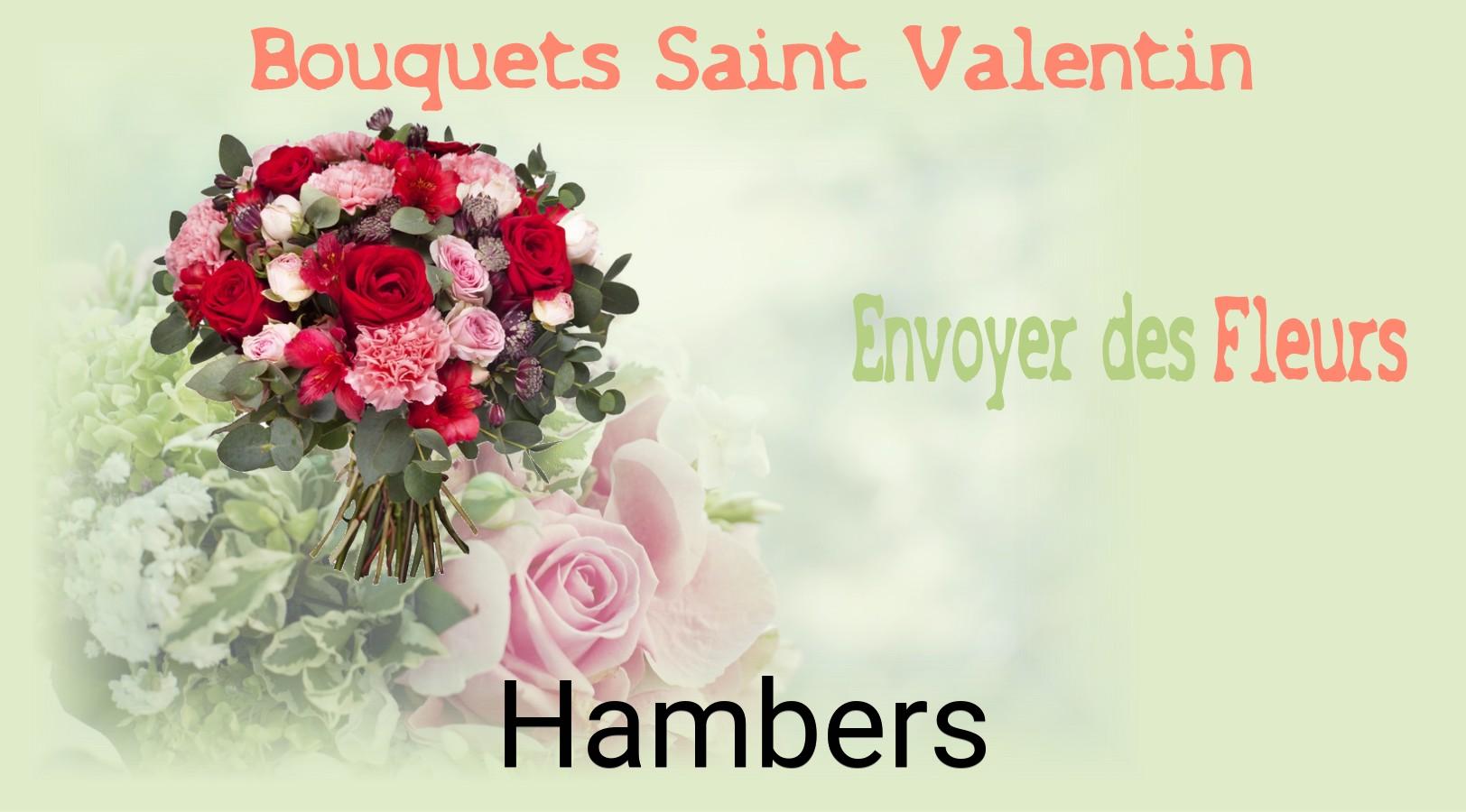 Roses de Saint-Valentin livrées à Hambers